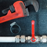 PLumbing drain and wrench